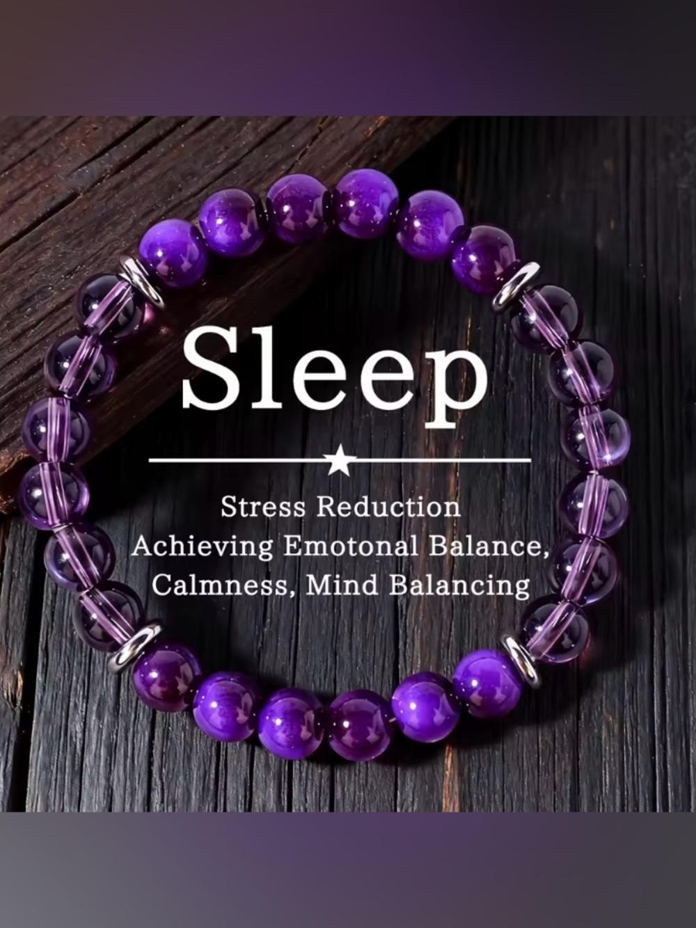 Help sleep JD Gems jewelry money Beaded Bracelet natural stone